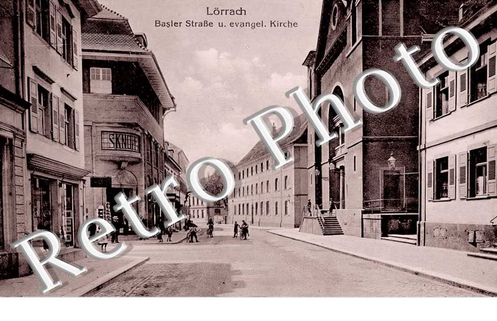 Basler Strasse u. evangel. Kirche