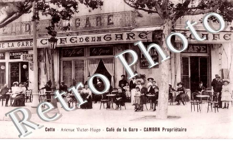 café de la gare. Cambon Propriétaire. Avenue Victor-Hugo