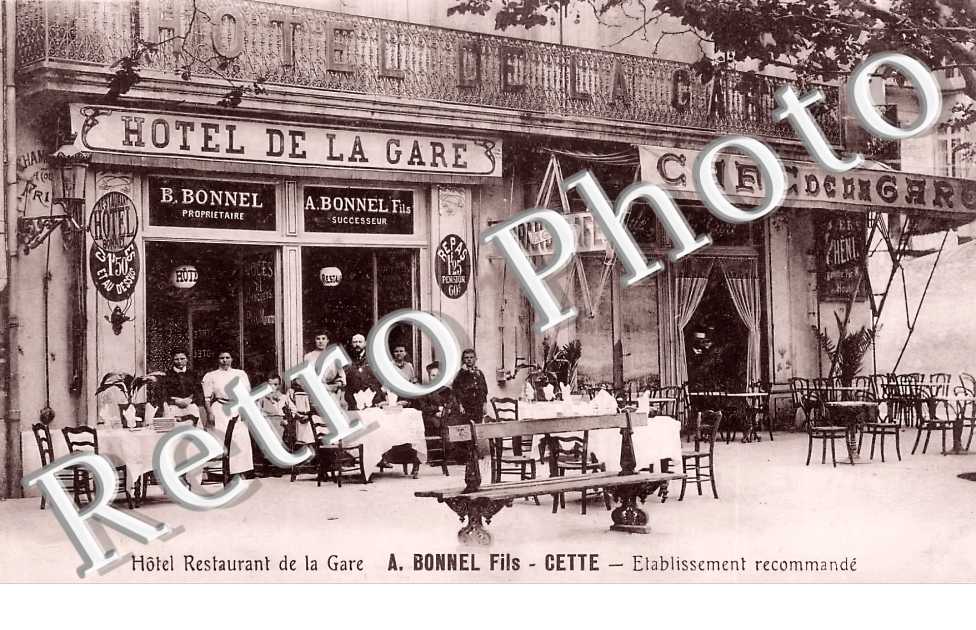 Hôtel Restaurant de la Gare. A. Bonnel Fils