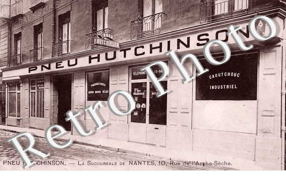 Pneu Hutchinson. La Succursale de Nantes, 10 rue de l&#039;Arbre-Sèche