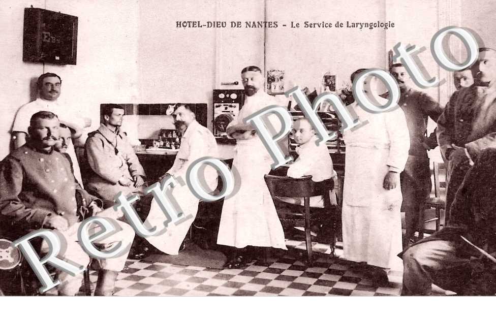 Hotel-Dieu de Nantes. Le service de Laryngologie