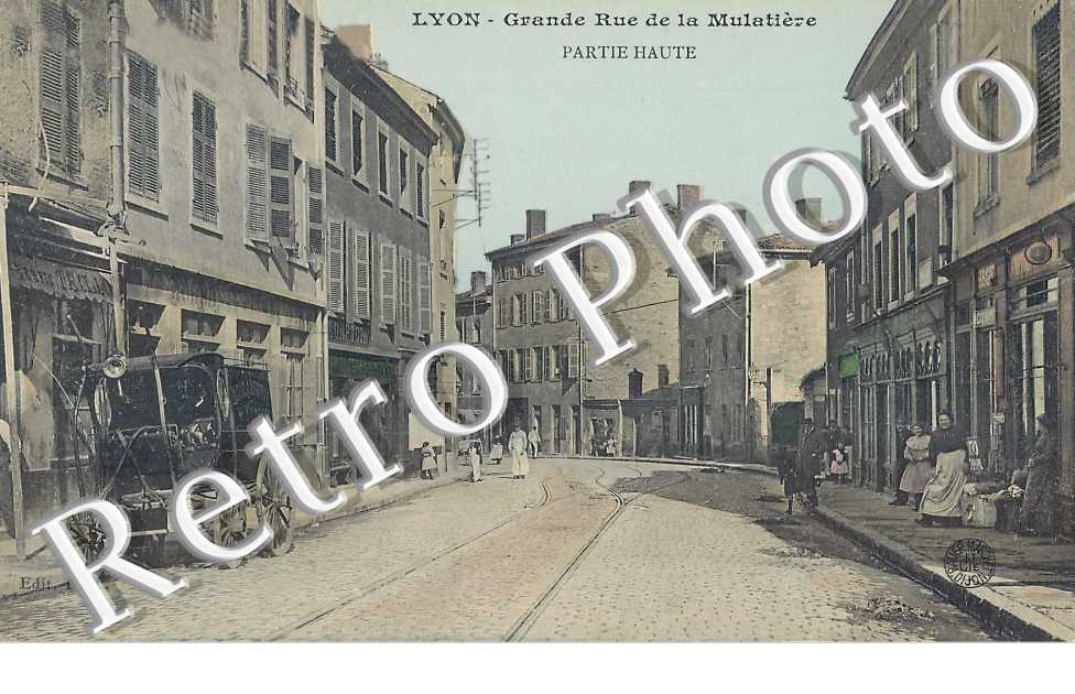 Grande rue de La Mulatière. Partie Haute.