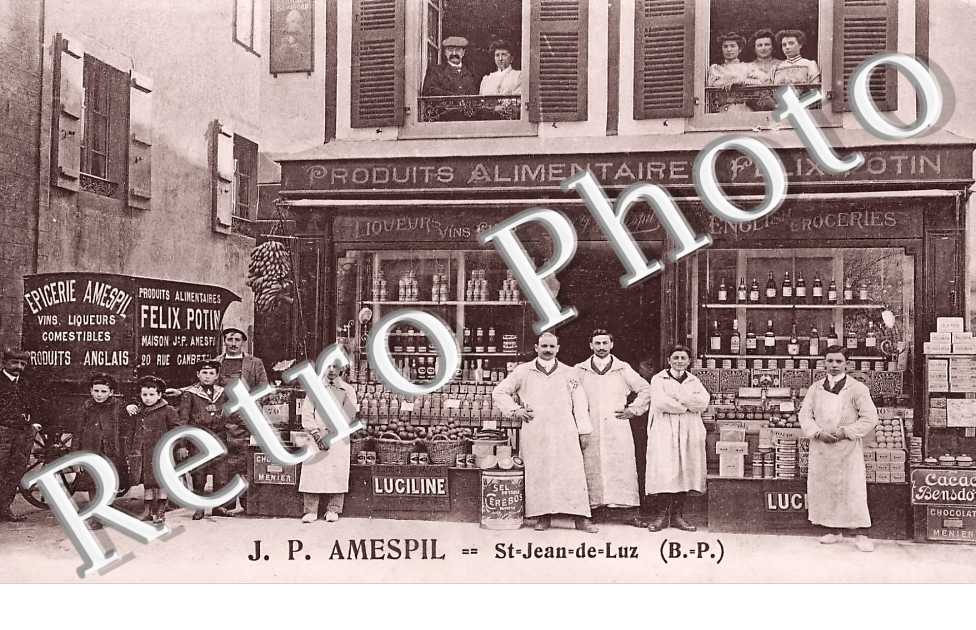 Produits alimentaires Félix Potin. J. P. Amespil