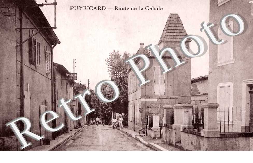 PUYRICARD. Route de la Calade
