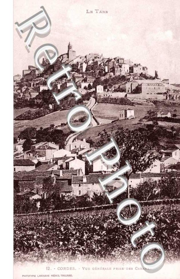vue générale prise des Cabanes