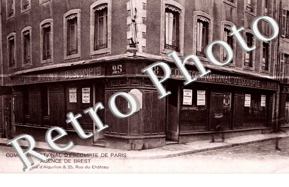Comptoir National d'Escompte de Paris. 28 rue d'Aiguillon & 25 rue du Chateau