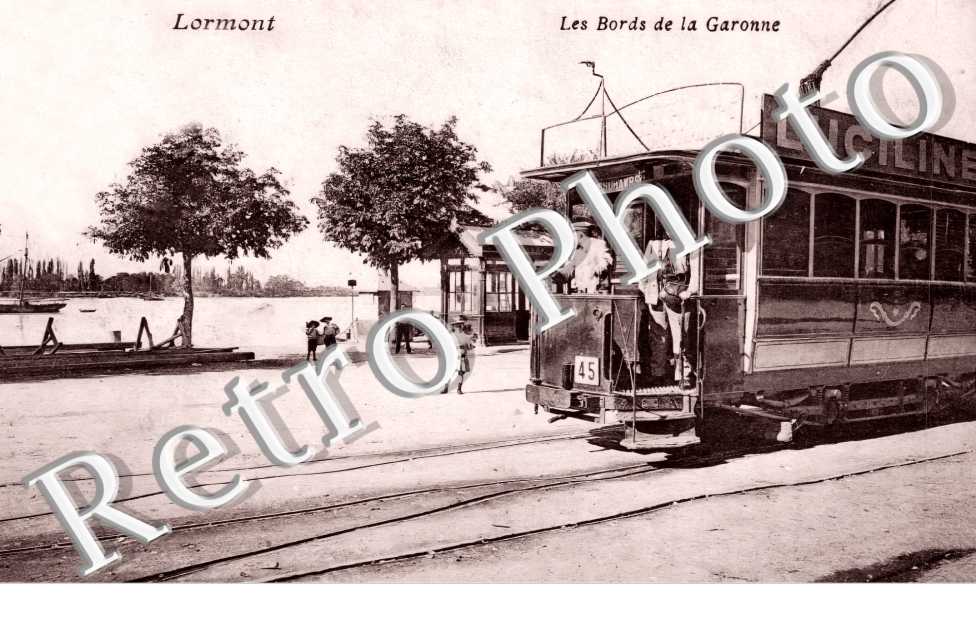 Les Bords de la Garonne. Le tramway.