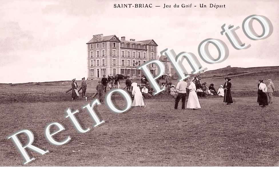 Jeu du Golf. Un départ