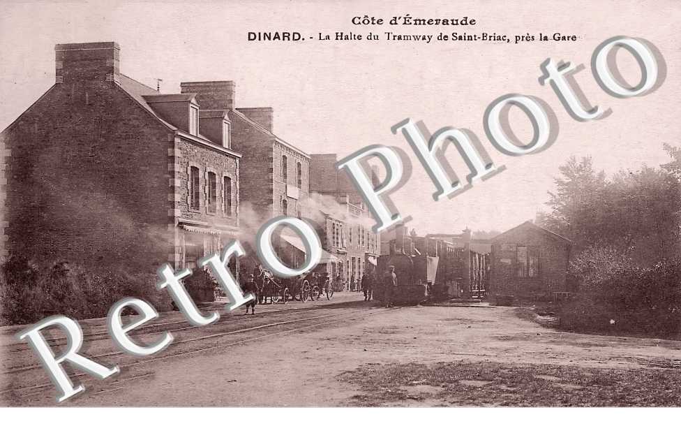 La Halte du Tramway de Saint-Briac, près de la gare.