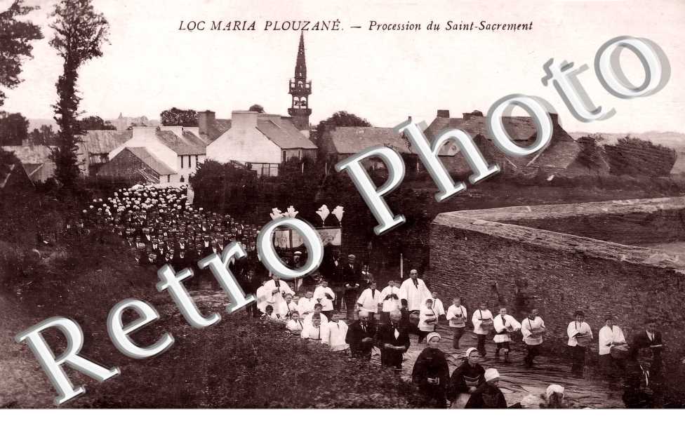 LOC MARIA PLOUZANE  procession du Saint-Sacrement