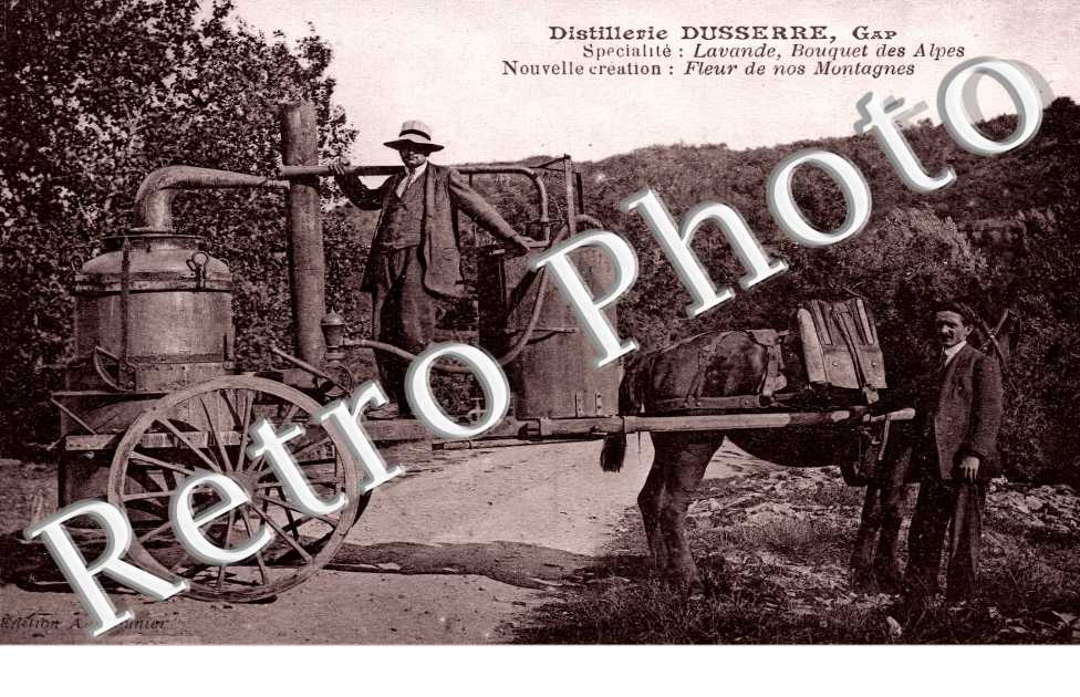 Distillerie Dusserre. Spécialité : lavande, bouquet des Alpes