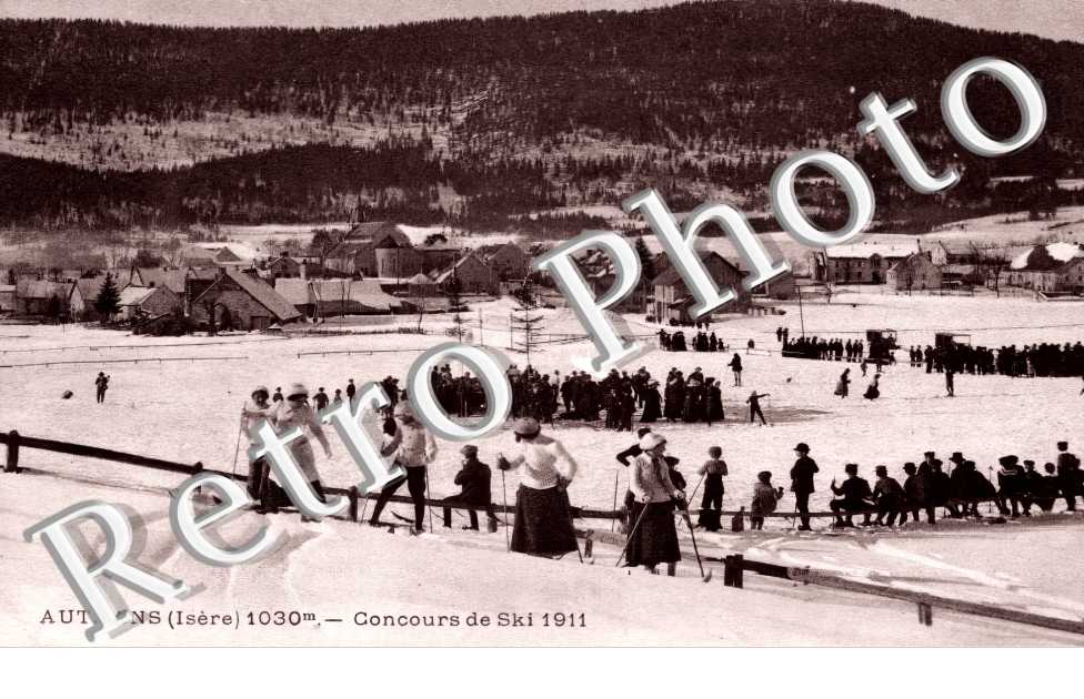 vue générale Concours de ski 1911