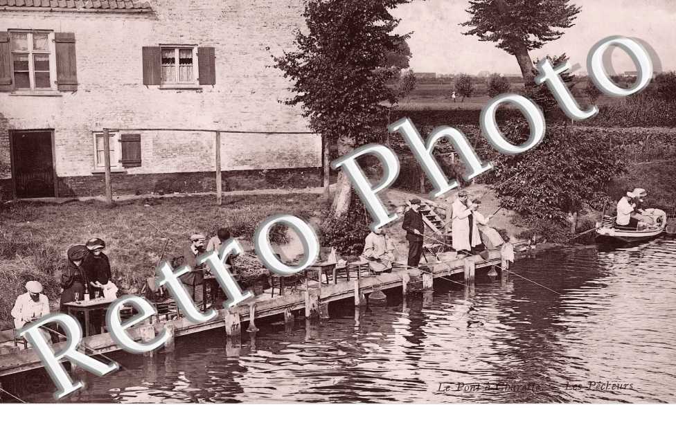 le pont. Les pêcheurs