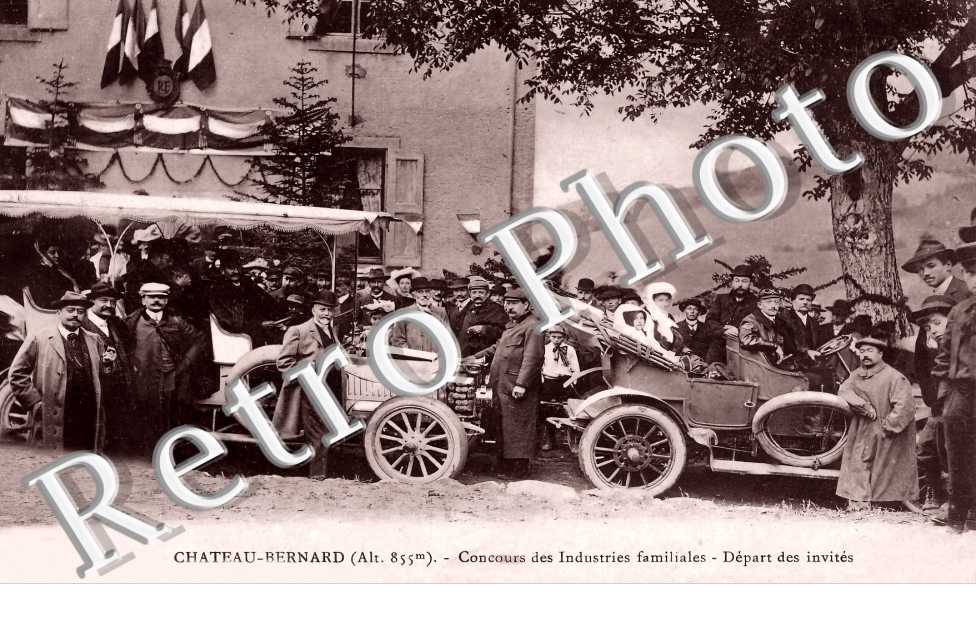 Concours des industries familiales. Départ des invités