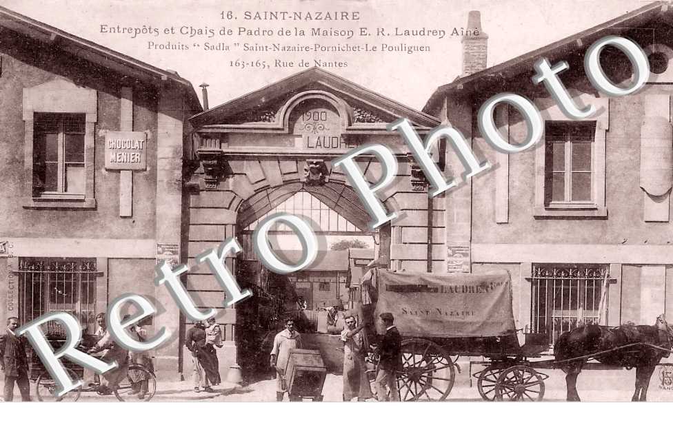Entrepôts et Chais de Padro de la Maison E. R. Laudren Aîné