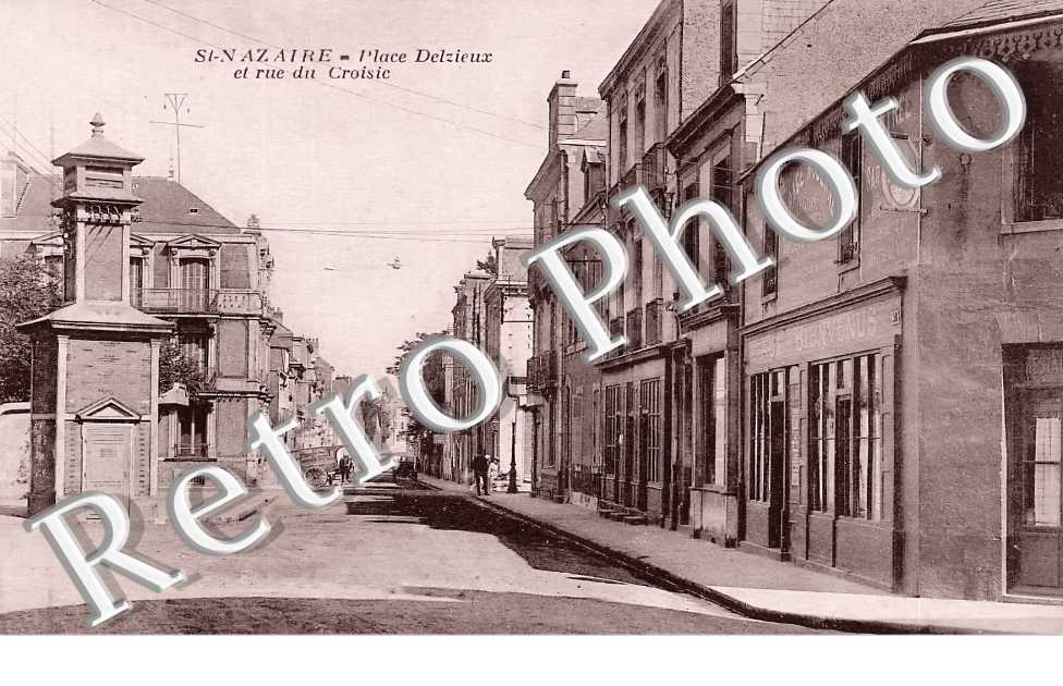 Place Delzieux et rue du Croisic