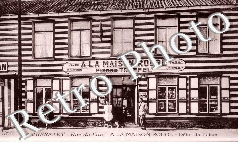 rue de Lille. A La Maison Rouge. Pierre Treffel. Débit de Tabac