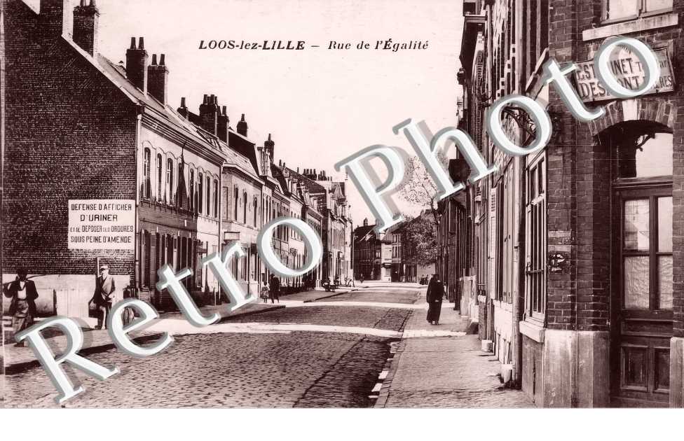Loos-lez-Lille. Rue de l&#039;égalité. Estaminet Desmont Frères