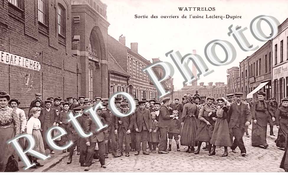 sortie des ouvriers de l&#039;usine Leclercq-Dupire