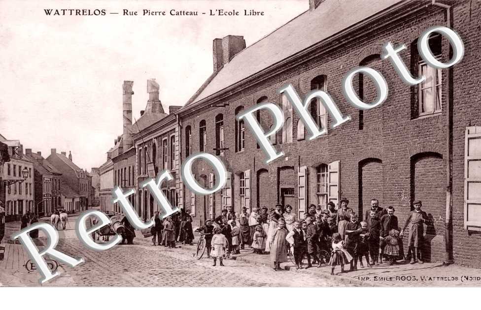 Rue Pierre Catteau. L&#039;école libre