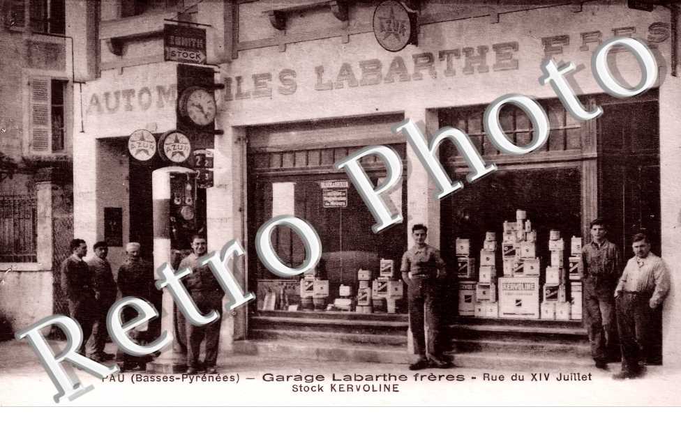 Garage Labarthe frères. Rue du 14 juillet