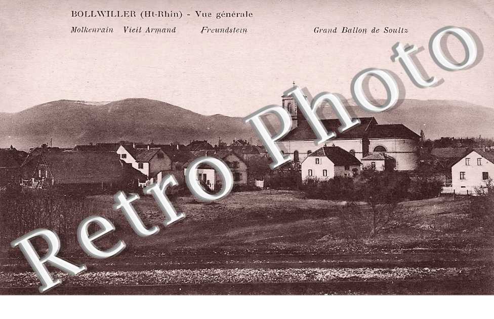 vue générale. Molkenrain. Vieil Armand. Freundstein. Grand Ballon de Soultz