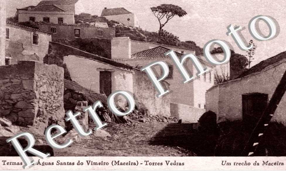 Termas das Aguas Santas do Vimeiro. Torres Vedras. Um trecho da maceira