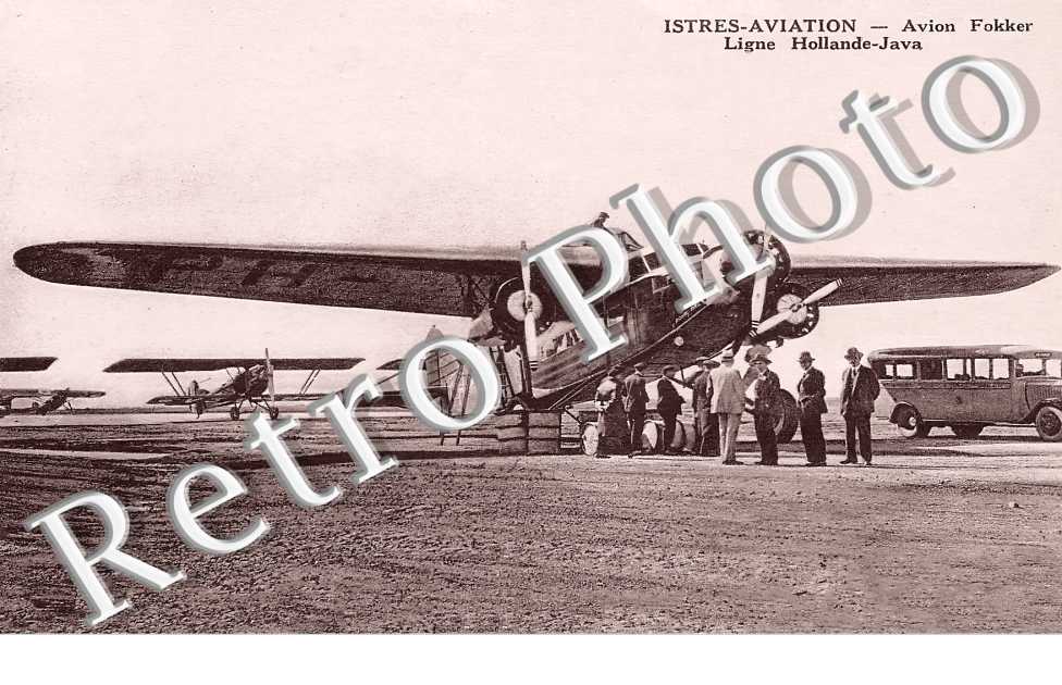 Avion Fokker. La ligne Hollande-Java