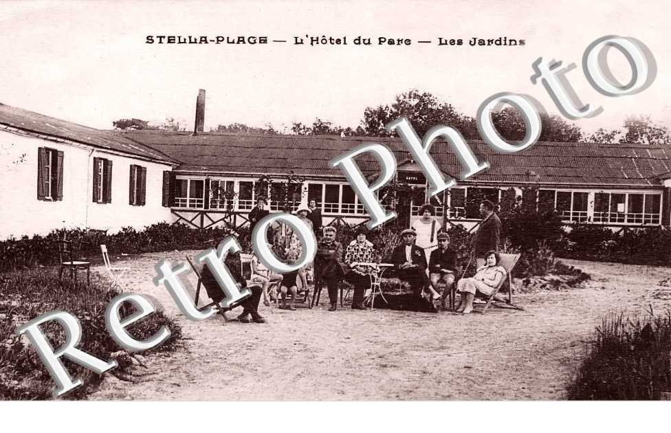 STELLA-PLAGE L&#039;Hôtel du Parc. Les jardins