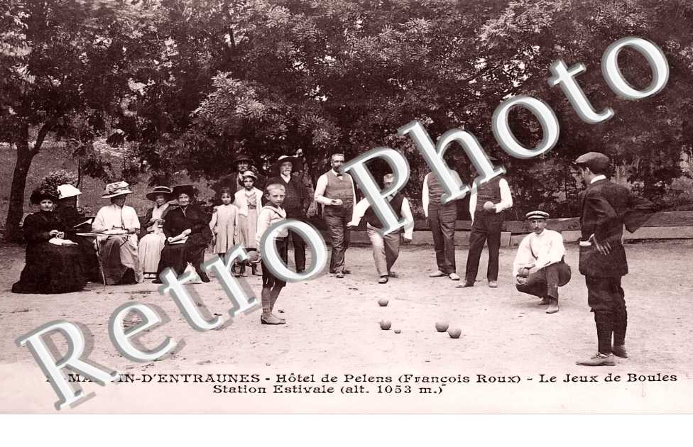 Hôtel de Pelens (François Roux). Le Jeux de Boules