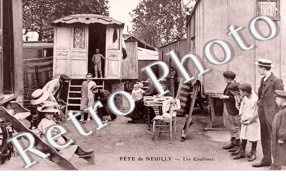 Fête de Neuilly. Les coulisses