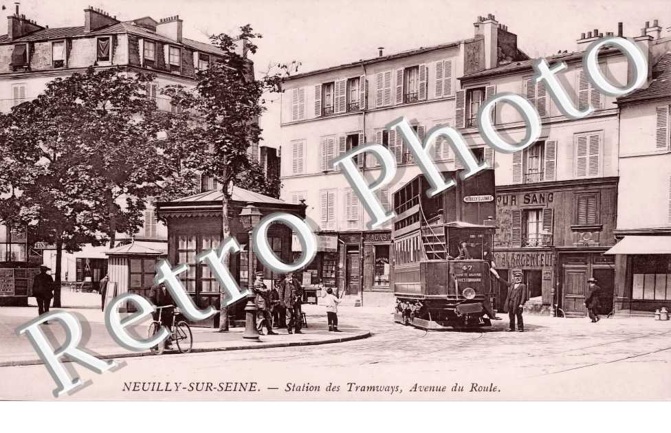 Station des Tramways. Avenue du Roule
