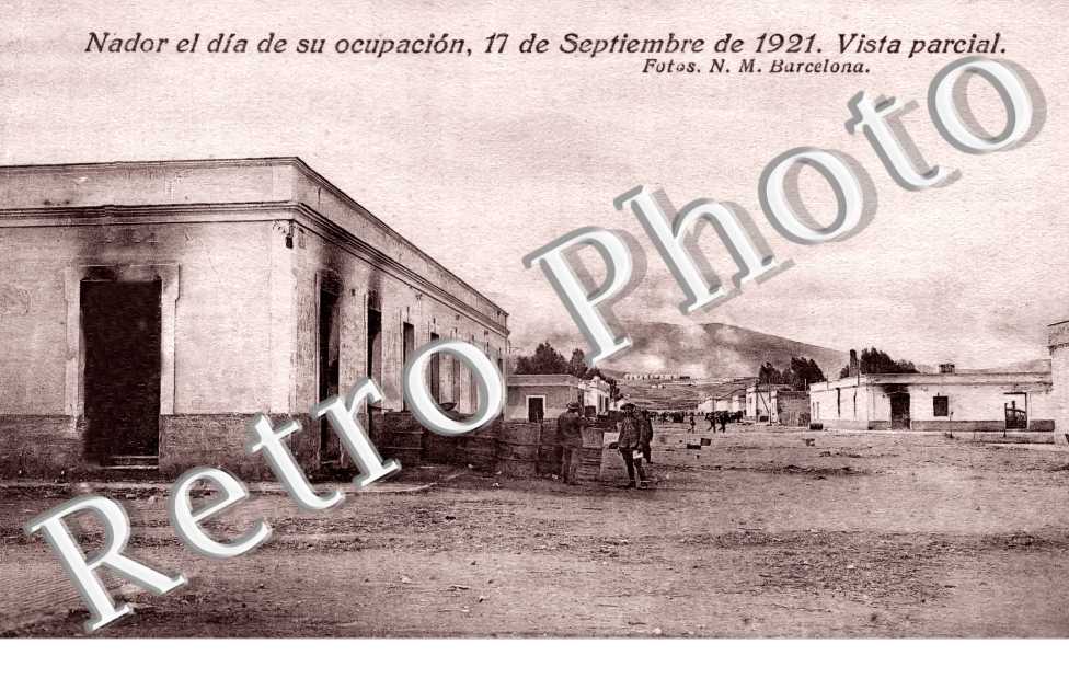 Nador el dia de su ocupacion, 17 de Septiembre de 1921. Vista parcial