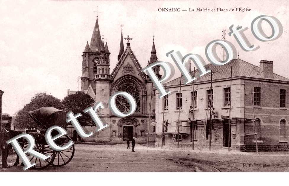 Mairie et place de l'eglise