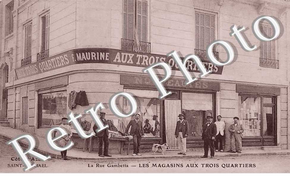 Les Magasins aux Trois Quartiers. La rue Gambetta