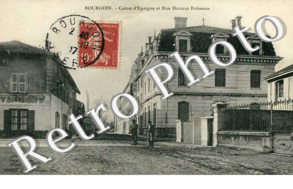 Caiise d'Epargne et rue Docteur Polosson