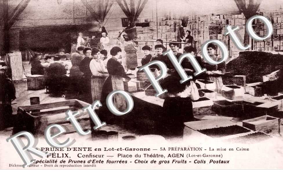 Félix Confiseur Place du Théâtre La Prune d'Ente. Sa préparation