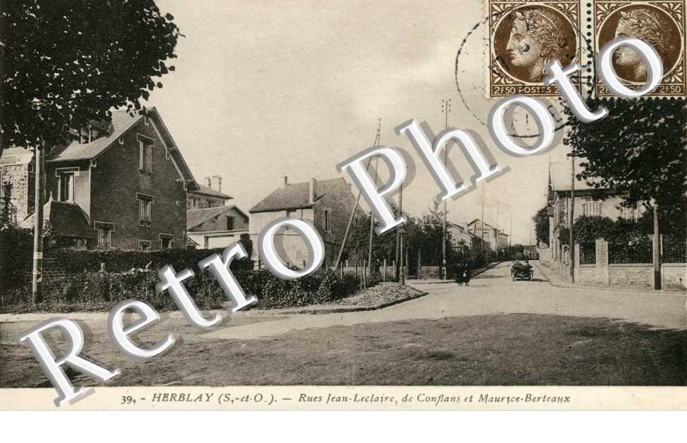 Rue Jean Leclaire, de Conflans et Maurice Berteaux
