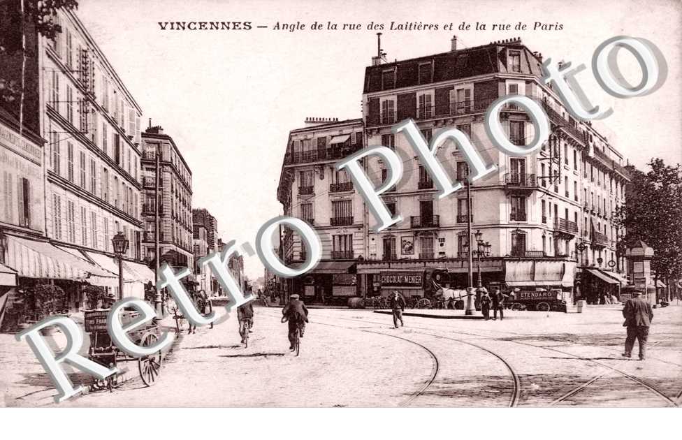 angle de la rue des Laitières et de la rue de Paris