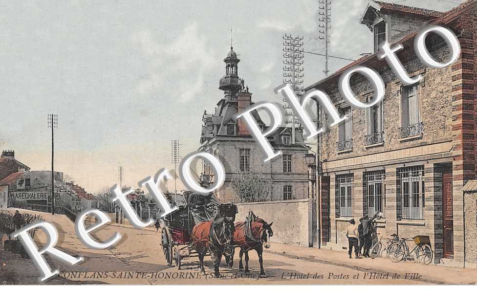 l'hôtel des postes et l'hôtel de ville