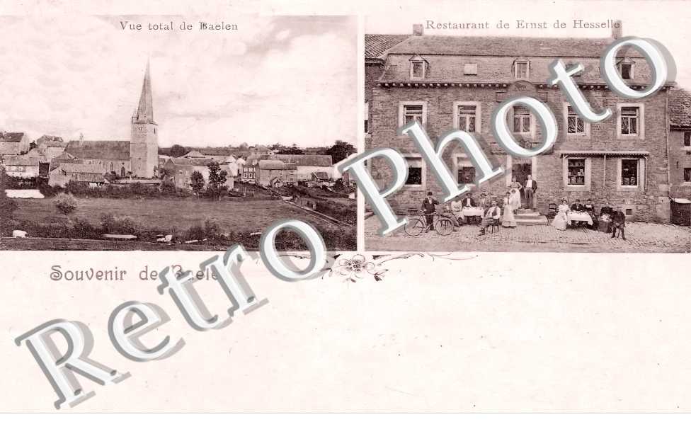 Vue total de Baelen. Restaurant de Ernst de Hesselle