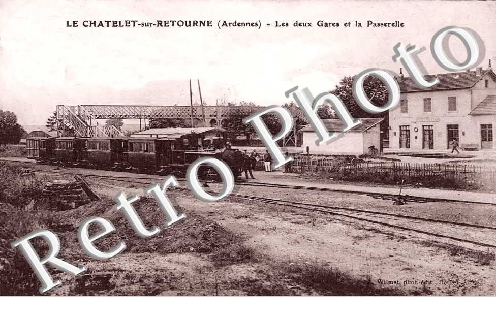les deux gares et la passerelle