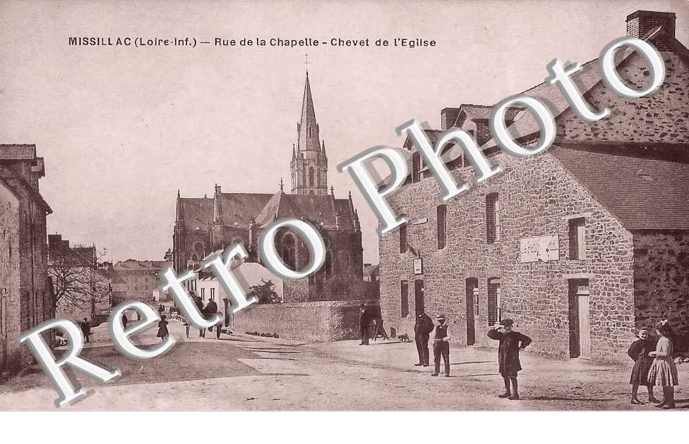 rue de la Chapelle. Chevet de l'église
