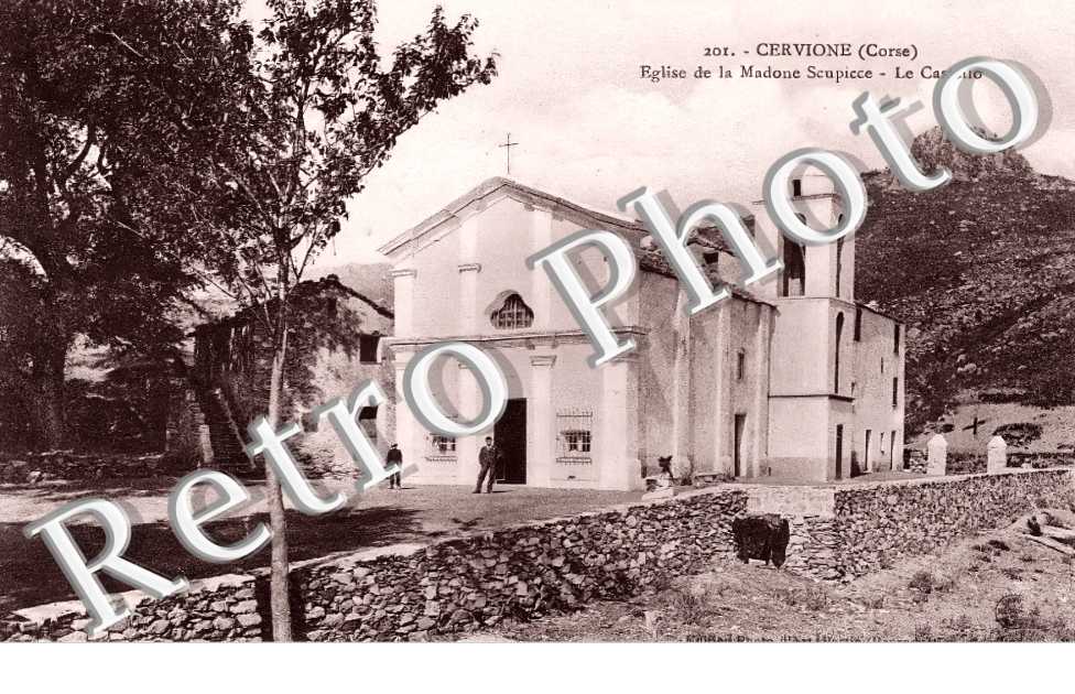 église de la Madone Scupicce. Le Castello