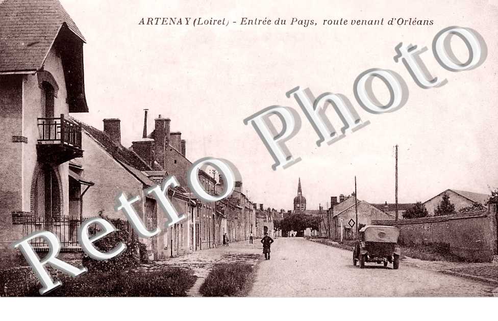 entrée du pays, route venant d'Orléans