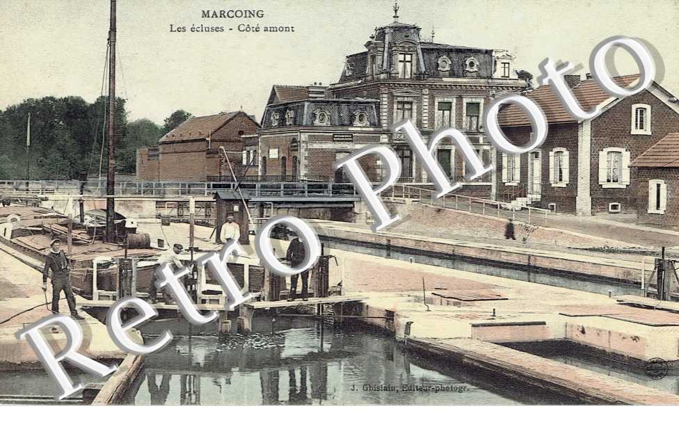 les écluses côté amont