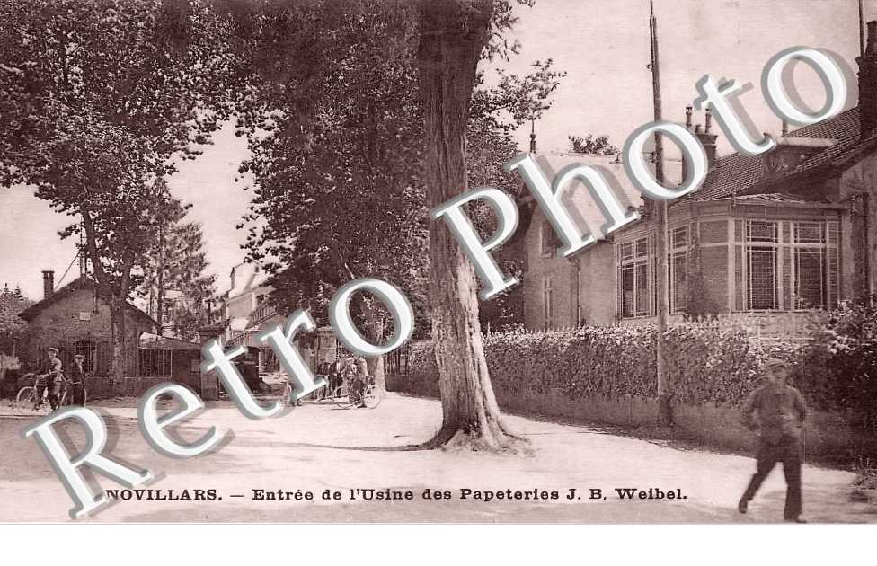 Entrée de l'usine des Papéteries J. B. Weibel