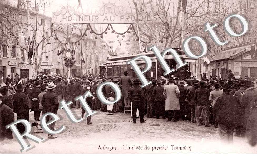 l'arrivée du premier Tramway