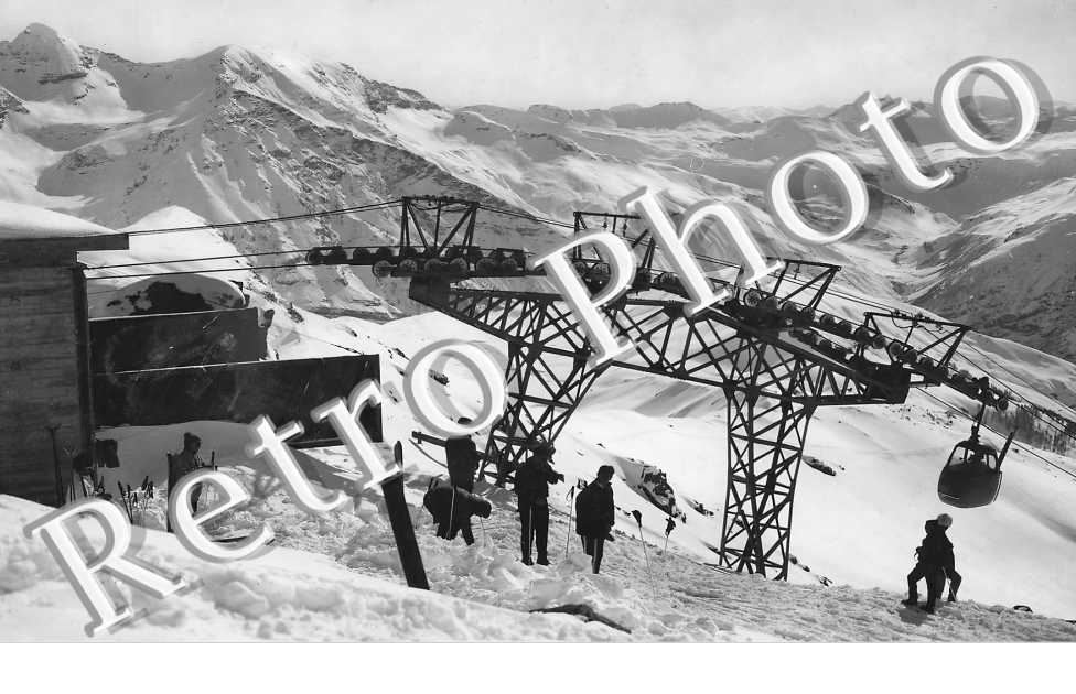Merlette. Arrivée du Télécabine