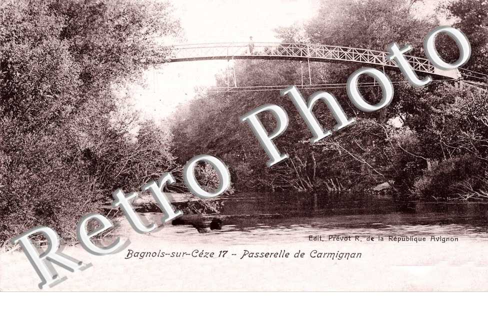 passerelle de Carmignan.